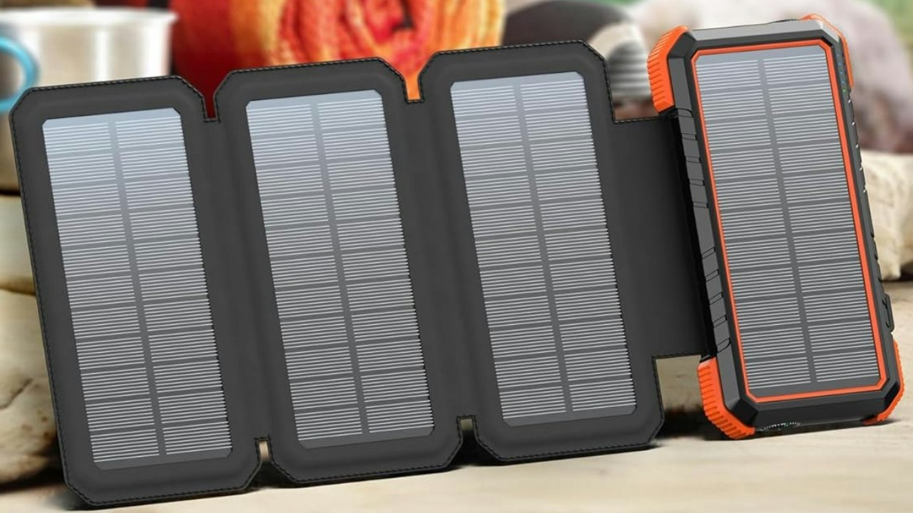 BLAVOR Chargeur solaire Banque d'énergie 20000mAh