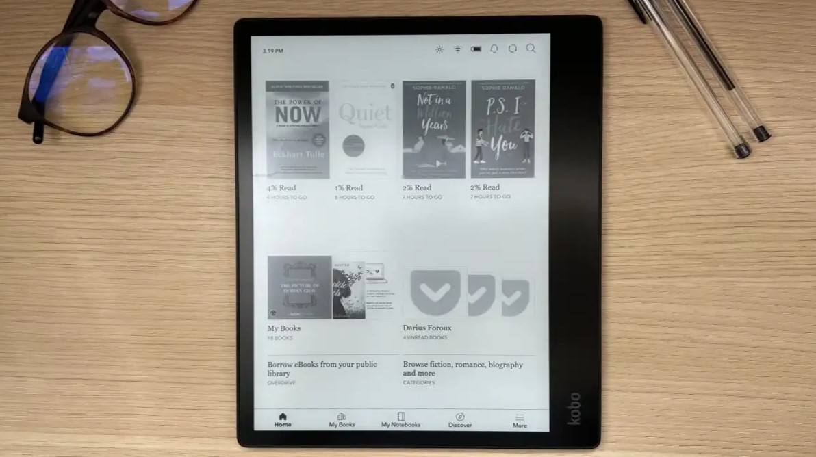 Kobo Elipsa 2E eReader avec stylet