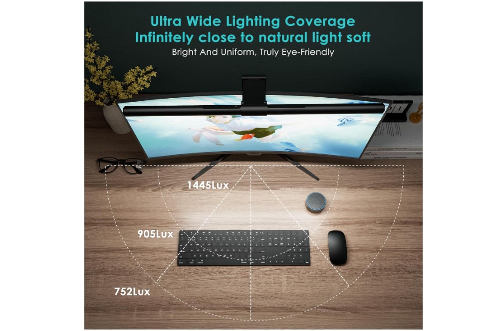 Éclairage du moniteur de jeu ScreenLinear Pro+ de Quntis