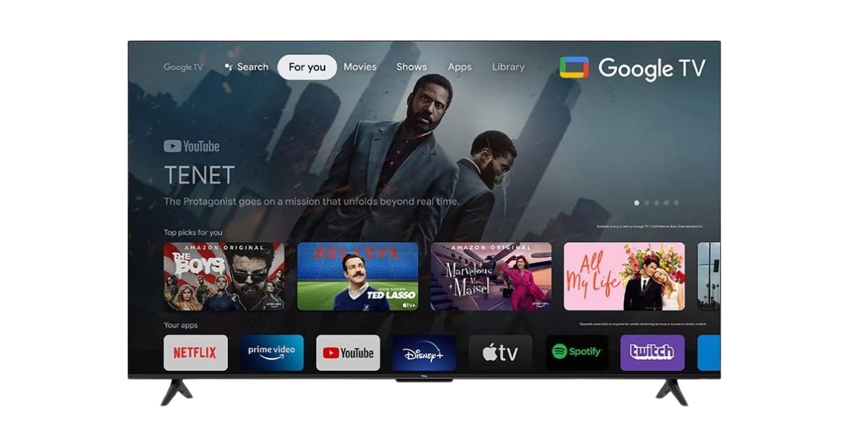 TCL 50P639 4K UHD Smart Google TV Meilleur Smart TV 50 pouces à moins de 500 €