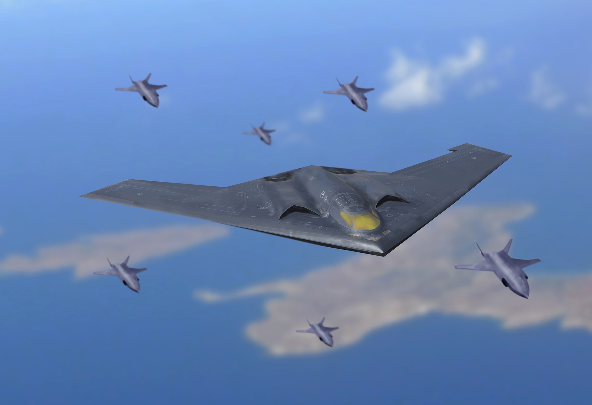 Le bombardier nucléaire B-21 Raider, d'une valeur de 500 millions de dollars, ne recevra pas de modification sans pilote. Le bombardier nucléaire B-21 Raider, d'une valeur de 500 millions de dollars, ne recevra pas de modification sans pilote.