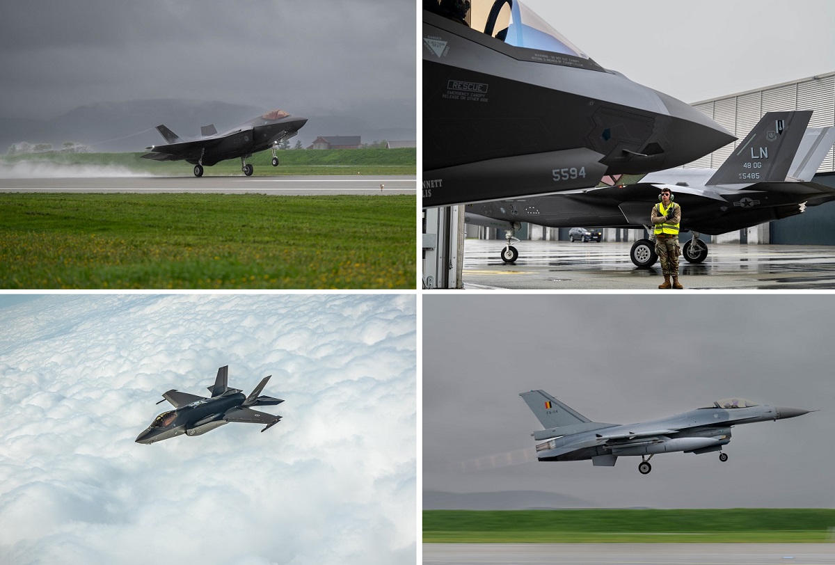 Les chasseurs américains de cinquième génération F-35 Lightning II participent pour la première fois à l'exercice Arctic Challenge en Norvège Les chasseurs américains de cinquième génération F-35 Lightning II participent pour la première fois à l'exercice Arctic Challenge en Norvège