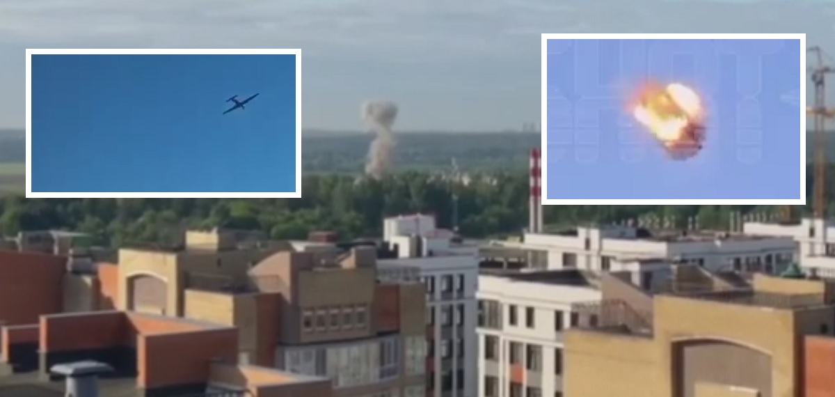 De mystérieux drones ont attaqué les quartiers d'élite de Moscou le 30 mai De mystérieux drones ont attaqué les quartiers d'élite de Moscou le 30 mai