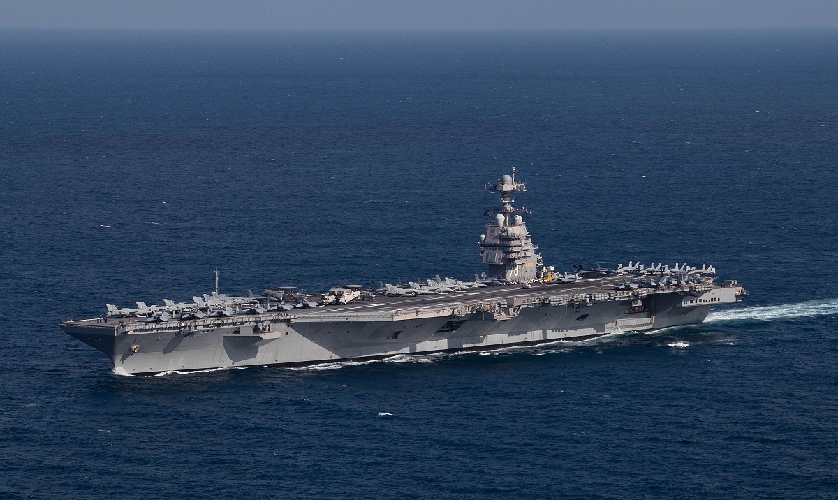 La Chine a coulé le groupe de frappe du porte-avions USS Gerald R. Ford avec une salve de 24 missiles hypersoniques lors d'un engagement simulé.