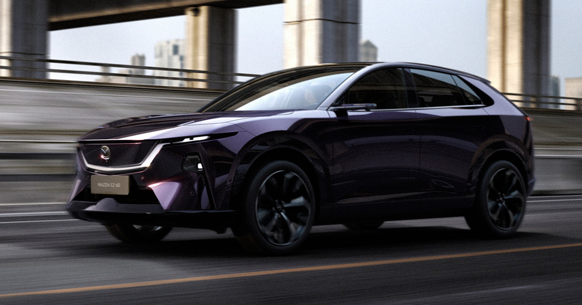L'avenir dans chaque kilowatt : Plongée dans les détails du Mazda EZ-60 Mazda EZ-60 : Le crossover électrique de nouvelle génération