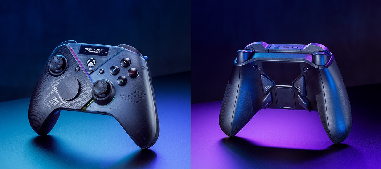 ASUS a dévoilé la manette de jeu ROG Raikiri Pro avec écran OLED et design dans le style des manettes Xbox