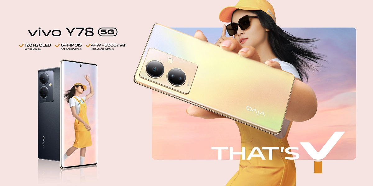 vivo Y78 5G - Snapdragon 695, 16 Go de RAM, écran OLED 120 Hz et appareil photo 64 Mpx avec OIS vivo Y78 5G - Snapdragon 695, 16 Go de RAM, écran OLED 120 Hz et appareil photo 64 Mpx avec OIS