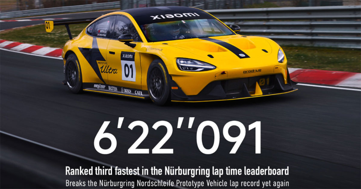 L'audacieux projet de Xiaomi : le circuit du Nürburgring et la SU7 Ultra en action Xiaomi SU7 Ultra : Prototype de la nouvelle supercar testée au Nürburgring