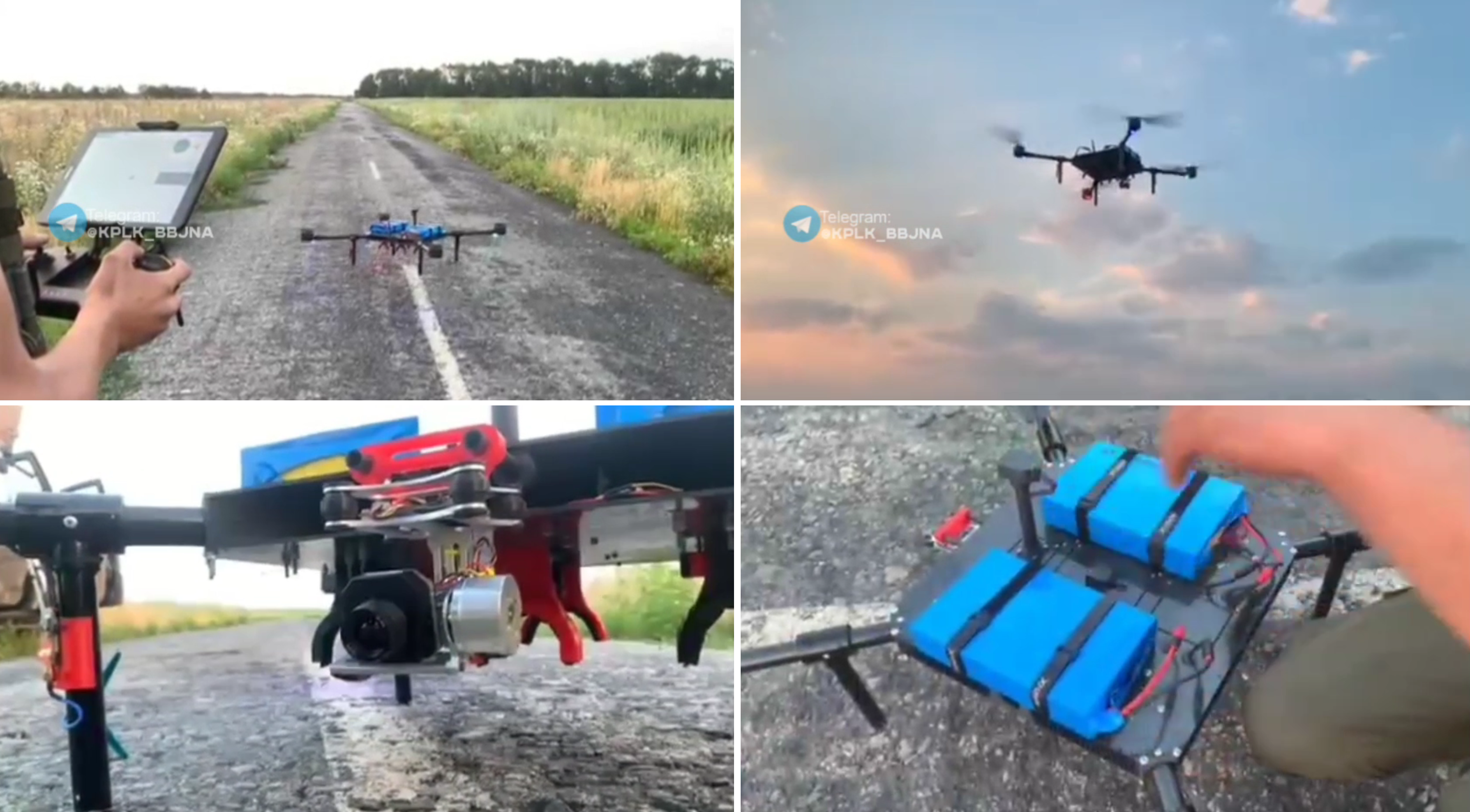 Des enthousiastes ukrainiens fabriquent un grand drone pouvant transporter trois mines de 82 mm (vidéo) Des enthousiastes ukrainiens fabriquent un grand drone pouvant transporter trois mines de 82 mm (vidéo)
