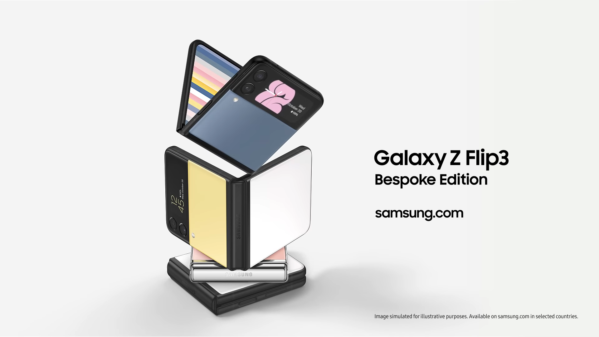 Le Samsung Galaxy Z Flip 3 Bespoke Edition est annoncé - des couleurs pour tous les goûts pour un supplément de 50 € Le Samsung Galaxy Z Flip 3 Bespoke Edition est annoncé - des couleurs pour tous les goûts pour un supplément de 50 €