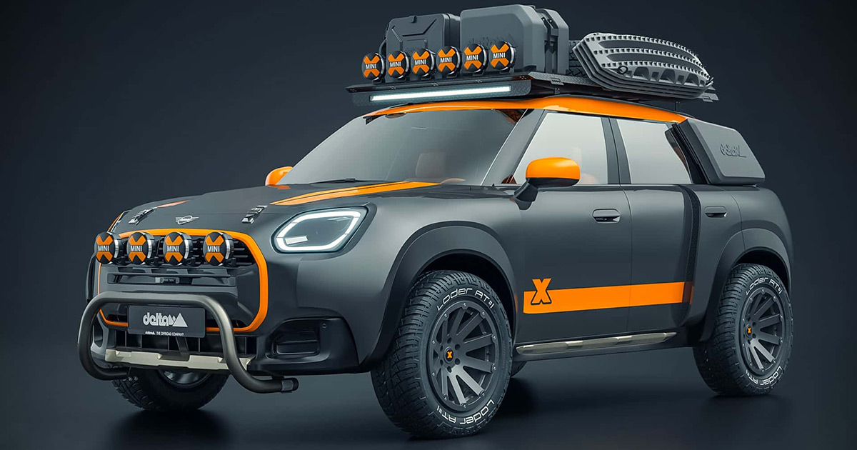 Réglage pour l'extrême : delta4x4 et X-raid modernisent le Mini Countryman Mini Countryman aventurier : Réglage par delta4x4 et X-raid