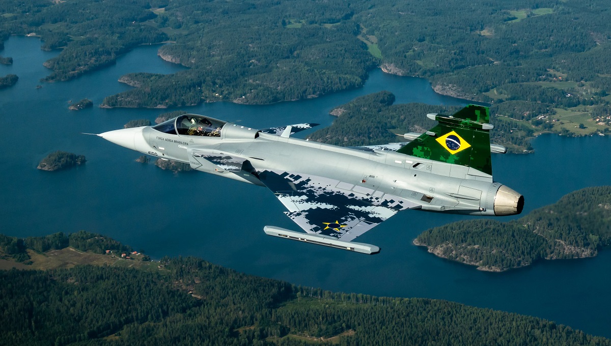 Saab et Embraer lancent l'assemblage conjoint des chasseurs JAS 39 Gripen au Brésil Saab et Embraer lancent l'assemblage conjoint des chasseurs JAS 39 Gripen au Brésil