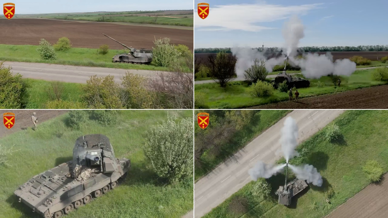 Les forces armées ukrainiennes montrent une vidéo rare d'obusiers allemands Panzerhaubitze 2000 en action Les forces armées ukrainiennes montrent une vidéo rare d'obusiers allemands Panzerhaubitze 2000 en action