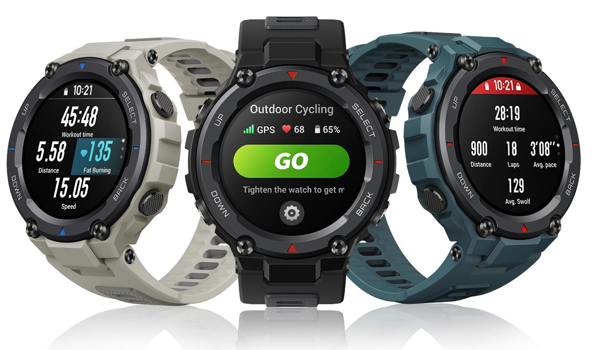 L'Amazfit T-Rex Pro, doté d'une coque robuste, d'un capteur de SpO2 et d'une autonomie pouvant atteindre 18 jours, est en vente sur Amazon pour 20 dollars de moins. L'Amazfit T-Rex Pro, doté d'une coque robuste, d'un capteur de SpO2 et d'une autonomie pouvant atteindre 18 jours, est en vente sur Amazon pour 20 dollars de moins.