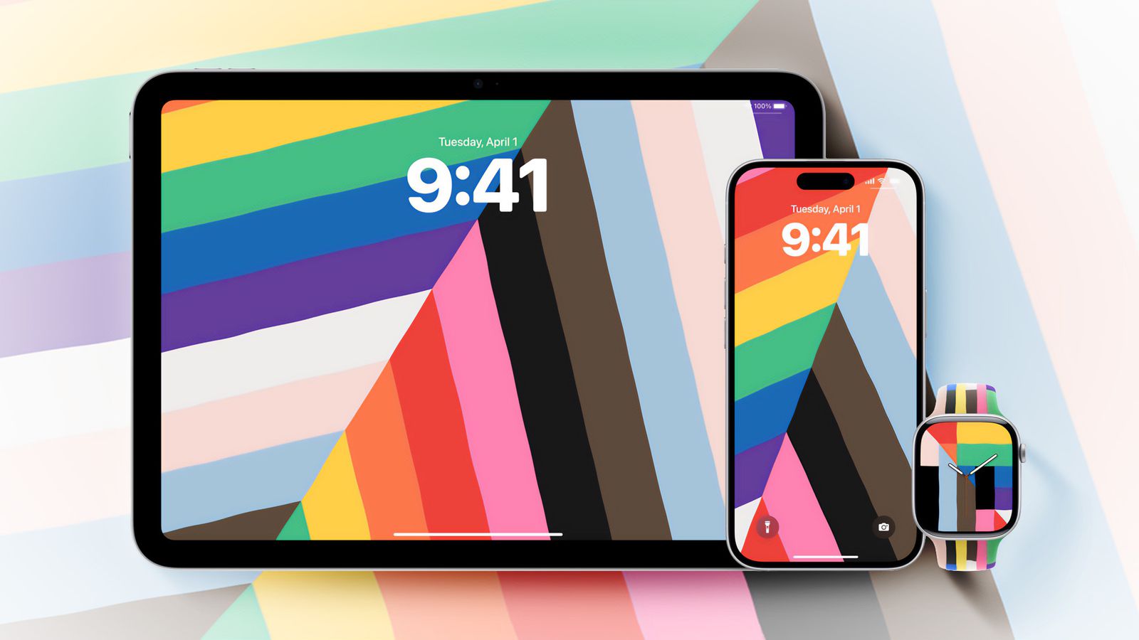 Apple Watch avec mise à jour Pride : Soyez fier chaque fois que vous consultez l'heure Pride à votre poignet : mise à jour de l'Apple Watch avec soutien au Pride