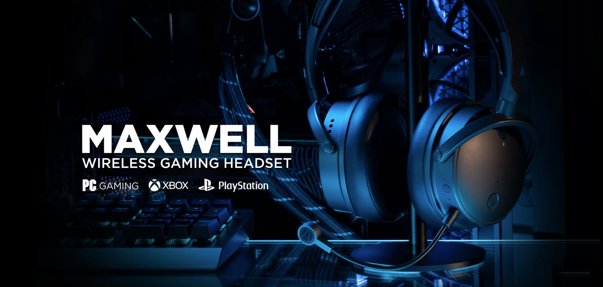 Audeze Maxwell : casque de jeu avec Bluetooth 5.3, suppression du bruit et haut-parleurs de 90 mm pour Playstation, Xbox et PC Audeze Maxwell : casque de jeu avec Bluetooth 5.3, suppression du bruit et haut-parleurs de 90 mm pour Playstation, Xbox et PC