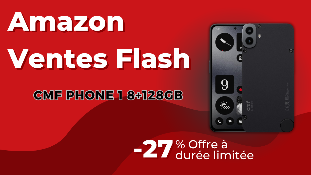 CMF Phone 1 8+128GB – Économisez 59€ Aujourd'hui! CMF Phone 1 8+128GB – Économisez 59€ Aujourd'hui!
