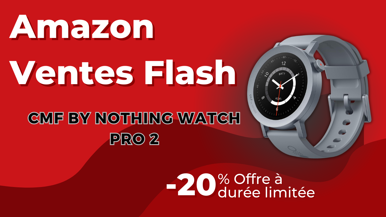 CMF by Nothing Watch Pro 2 - Économisez 14€ Aujourd'hui! CMF by Nothing Watch Pro 2 - Économisez 14€ Aujourd'hui!