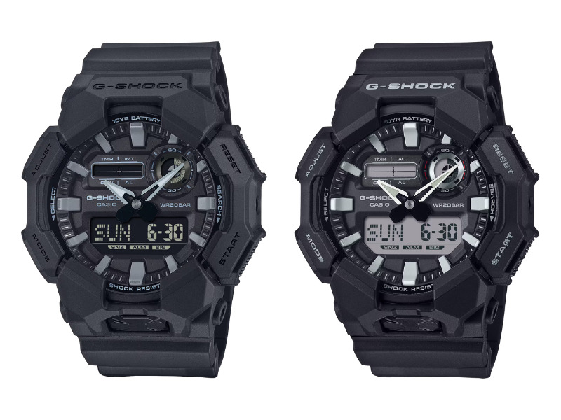 Casio ouvre les précommandes pour les nouvelles montres GA-010 et GD-010 au Japon, avec une autonomie de 10 ans. Casio ouvre les précommandes pour les nouvelles montres GA-010 et GD-010 au Japon, avec une autonomie de 10 ans.