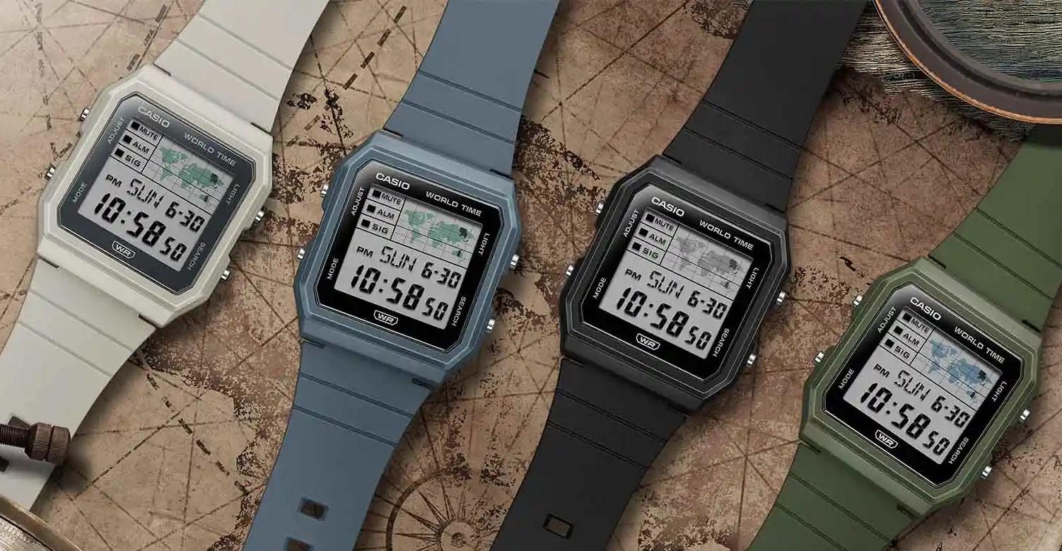 Nouveauté de Casio : la LF-30W-1A est maintenant disponible en Europe Casio lance la montre LF-30W-1A avec carte du monde intégrée !