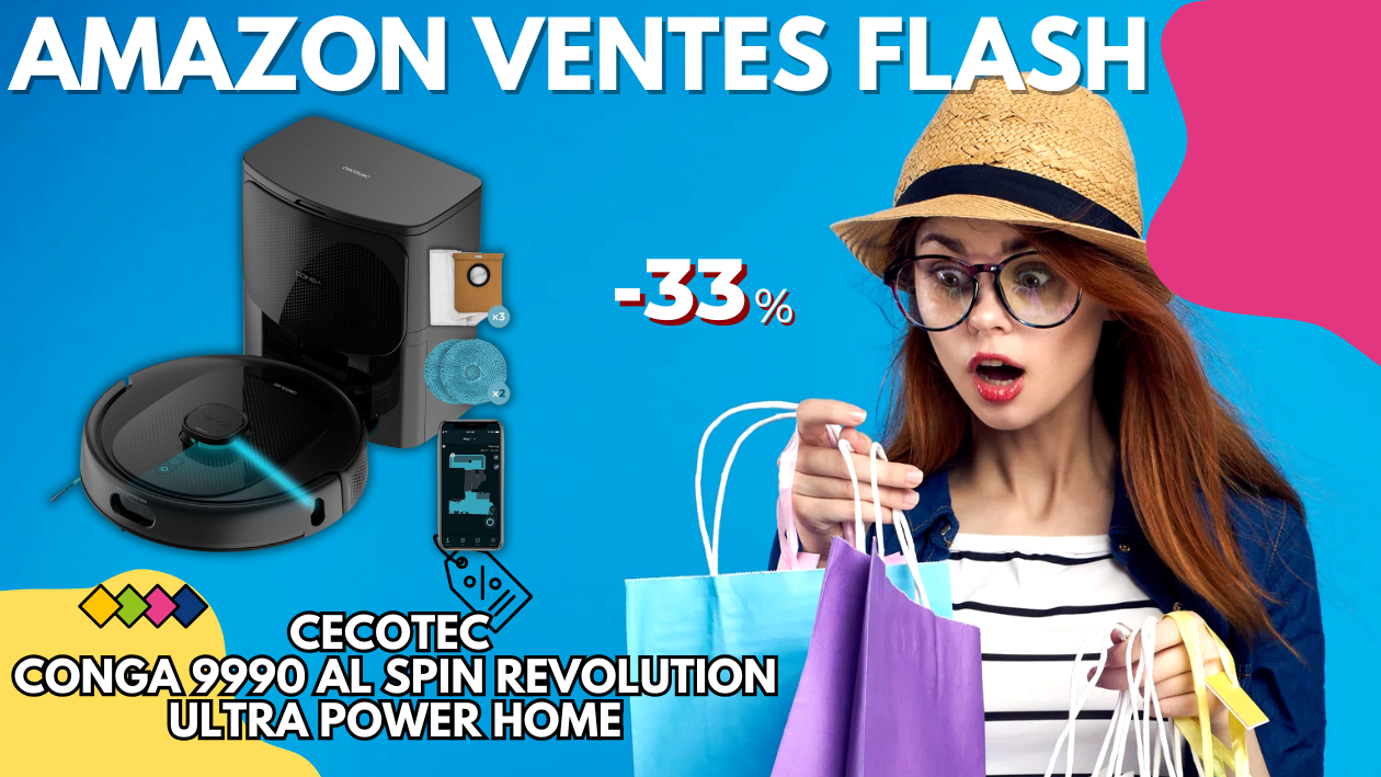 Robot Aspirateur Cecotec Conga 9990 AI – Économisez 150€ Aujourd'hui! Robot Aspirateur Cecotec Conga 9990 AI – Économisez 150€ Aujourd'hui!