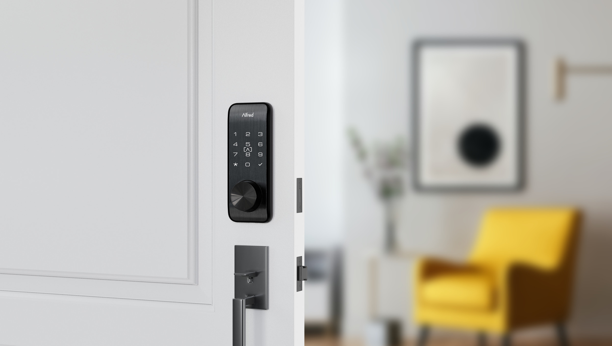 Alfred a présenté la première serrure de porte intelligente au monde avec prise en charge de la recharge sans fil. Alfred a présenté la première serrure de porte intelligente au monde avec prise en charge de la recharge sans fil.