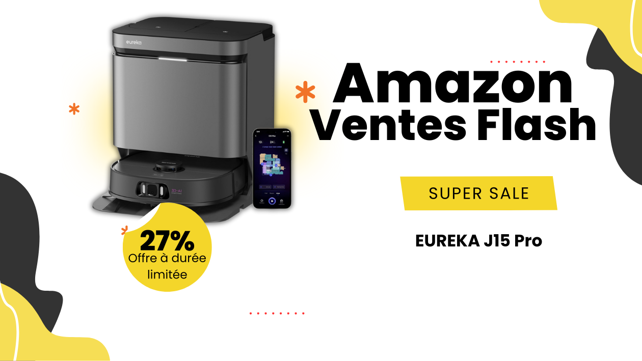 EUREKA J15 Pro Ultra Robot Aspirateur – Économisez 300€! EUREKA J15 Pro Ultra Robot Aspirateur – Économisez 300€!