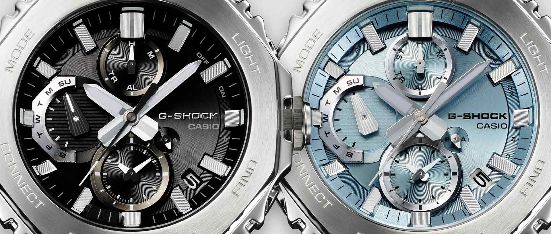Casio présente la montre G-SHOCK GMC-B2100 en métal avec panneau solaire Casio présente la montre G-SHOCK GMC-B2100 en métal avec panneau solaire