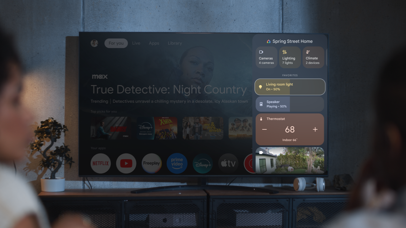 La nouvelle barre d'accueil de Google TV est désormais disponible pour une large gamme de téléviseurs La nouvelle barre d'accueil de Google TV est désormais disponible pour une large gamme de téléviseurs