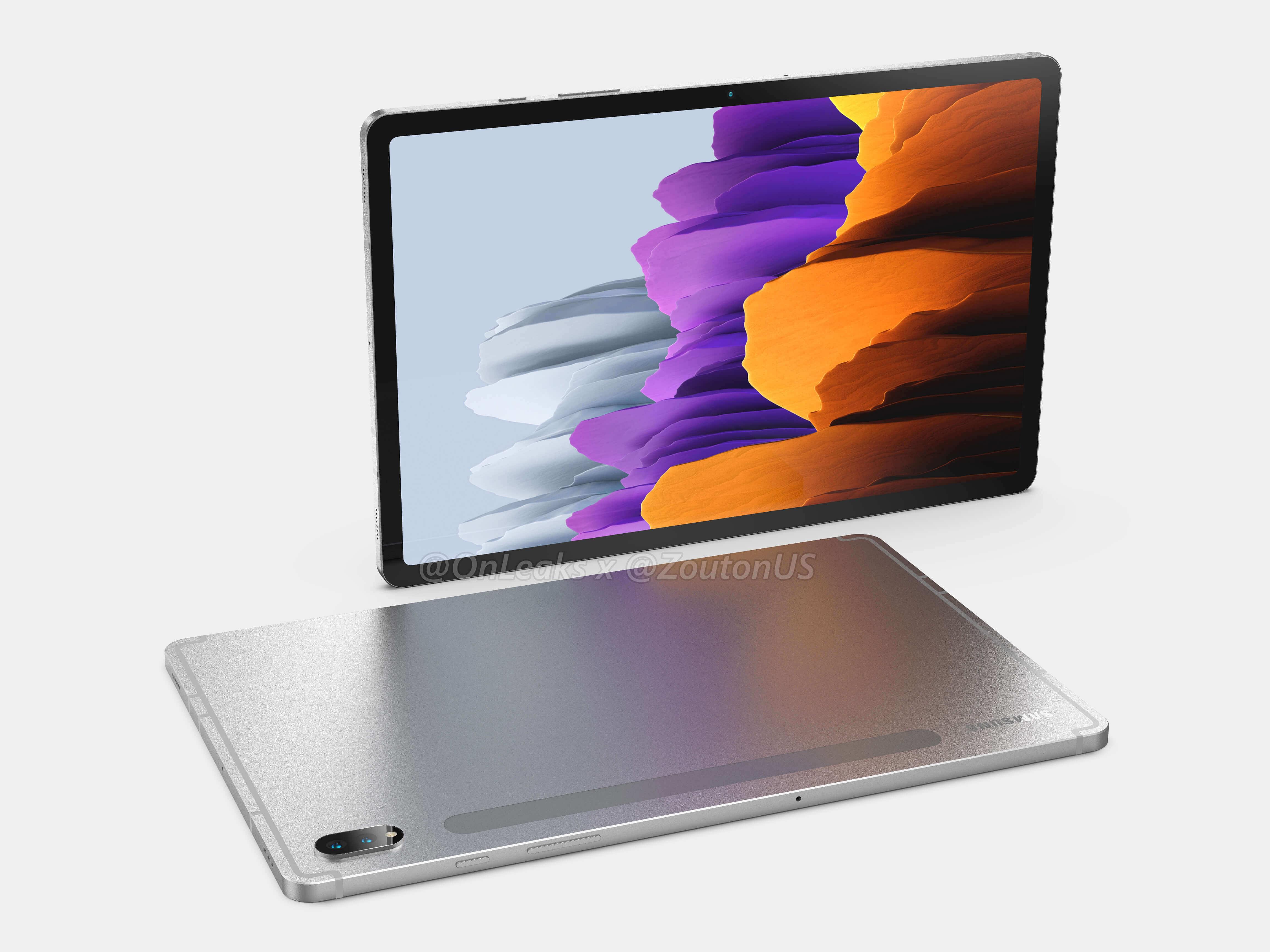 Une copie de la Galaxy Tab S7 : des images de haute qualité de la Samsung Galaxy Tab S8 ont fait surface en ligne Une copie de la Galaxy Tab S7 : des images de haute qualité de la Samsung Galaxy Tab S8 ont fait surface en ligne