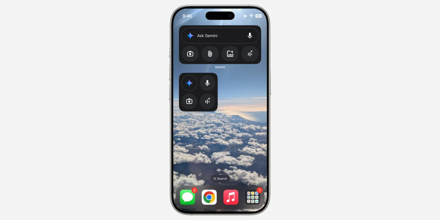 Des widgets innovants de Google Gemini conquièrent l'iPhone Google présente : les widgets Gemini maintenant disponibles pour iPhone