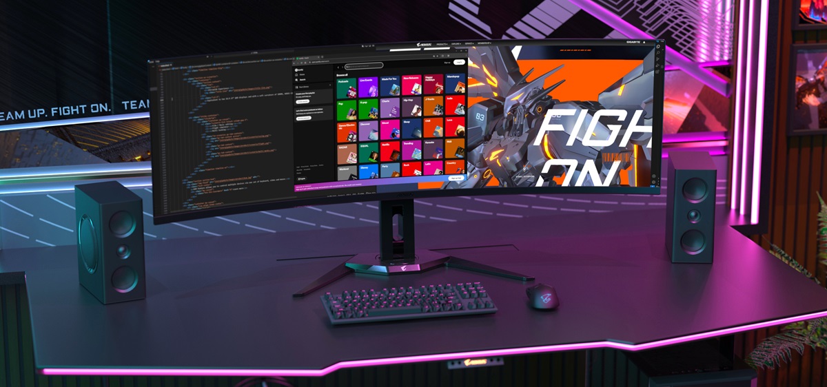 Gigabyte a dévoilé un moniteur de jeu QD-OLED incurvé doté d'un algorithme AI pour prévenir les brûlures d'écran. Gigabyte a dévoilé un moniteur de jeu QD-OLED incurvé doté d'un algorithme AI pour prévenir les brûlures d'écran.
