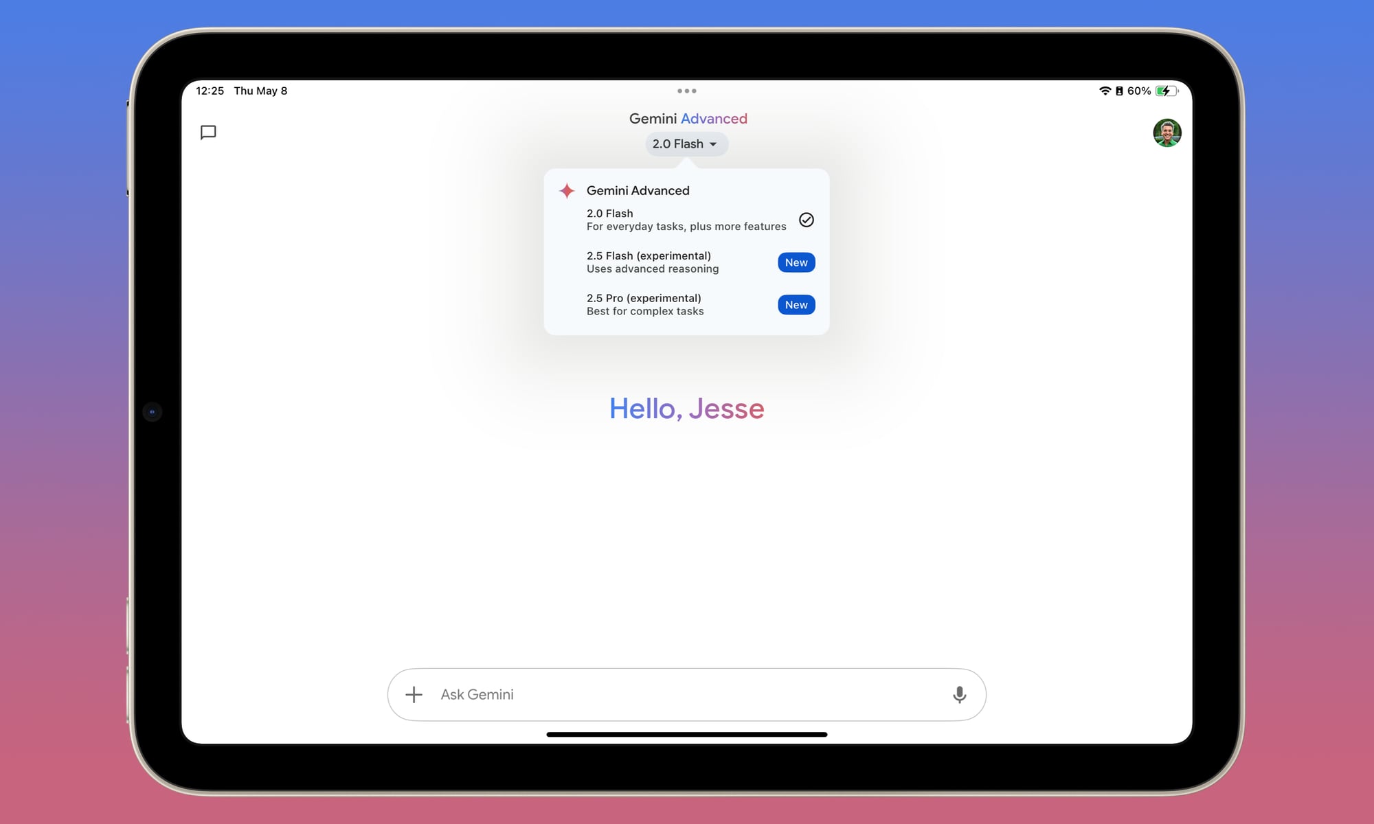 Modifications de Gemini : support du menu latéral pour les appareils sur tablettes Mise à jour de Gemini : le menu latéral maintenant sur les tablettes