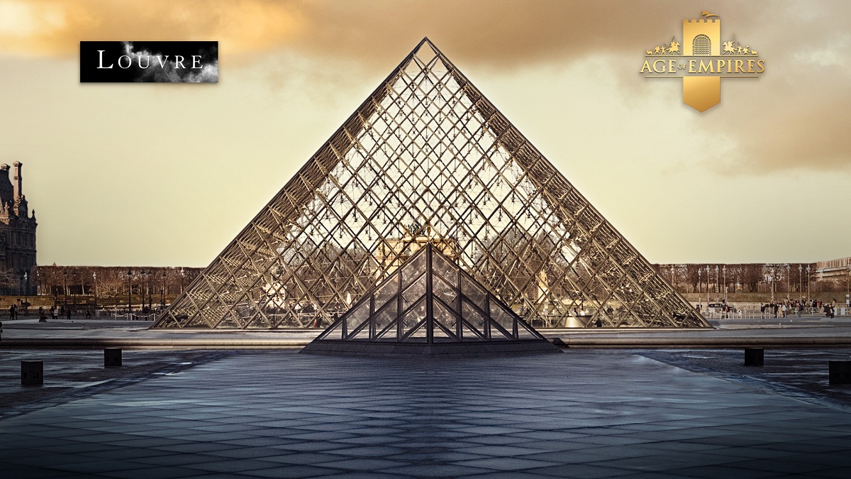 L'Art de la stratégie : Age of Empires dans le décor du Louvre Les Époques d'Empires rencontrent l'art : une collaboration unique avec le Louvre
