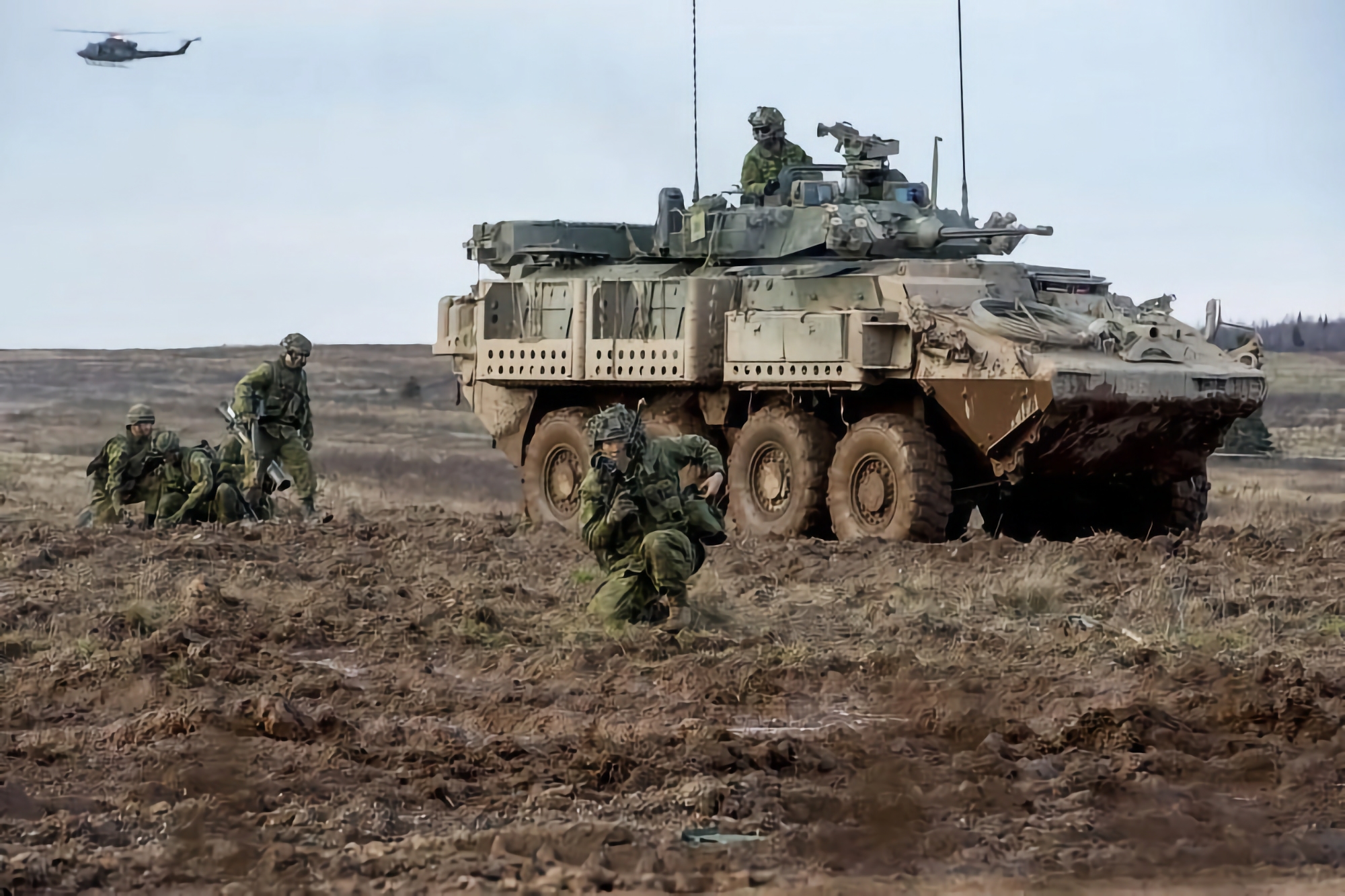 L'AFU utilise déjà des APC canadiens LAV II ACSV Super Bison équipés de mitrailleuses de 7,62 mm.