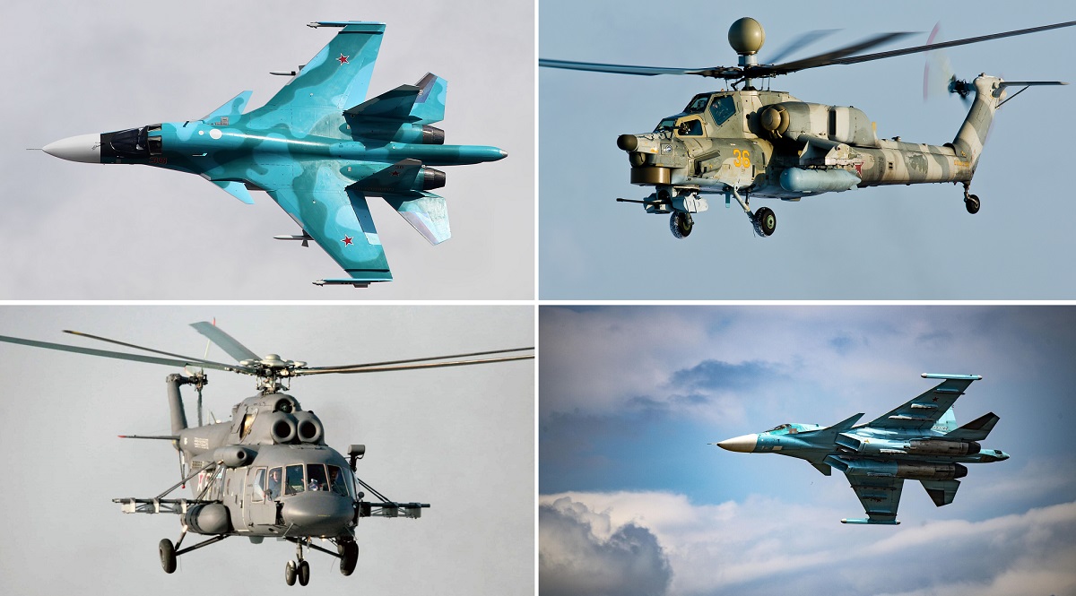 Les hélicoptères Mi-8 et Mi-24 et deux chasseurs Su-34 de la génération 4++ abattus en Russie valent jusqu'à 100 millions de dollars.