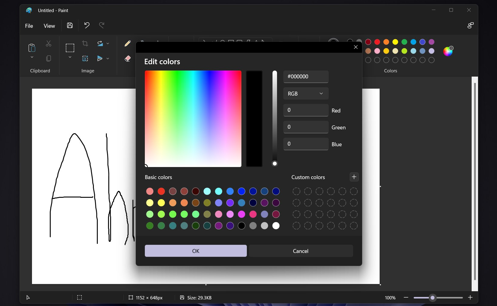Microsoft ajoute enfin la prise en charge des thèmes sombres à Paint