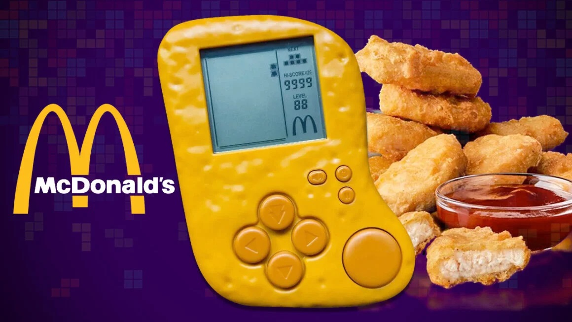 McDonald's a lancé un Tétris en forme de nugget de poulet pour seulement 4,25 $. McDonald's a lancé un Tétris en forme de nugget de poulet pour seulement 4,25 $.