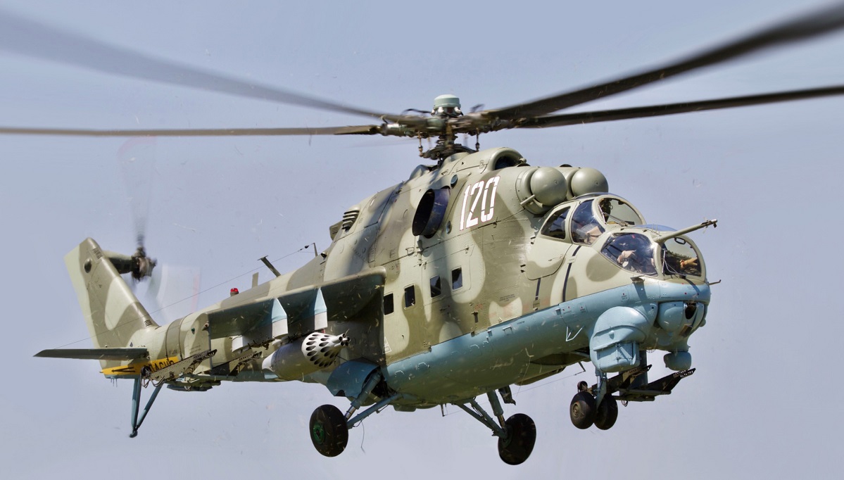 Les forces armées détruisent un hélicoptère d'attaque russe Mi-24 d'une valeur de plus de 12 millions de dollars Les forces armées détruisent un hélicoptère d'attaque russe Mi-24 d'une valeur de plus de 12 millions de dollars