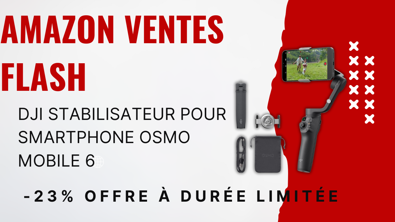 DJI OSMO Mobile 6 – Économisez 30€ sur le Stabilisateur Premium! DJI OSMO Mobile 6 – Économisez 30€ sur le Stabilisateur Premium!