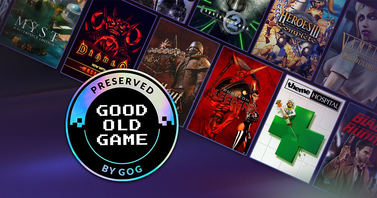 Incitation au jeu : GOG Masterpiece Preservation Programme of the Past (Programme de préservation des chefs-d'œuvre du passé) GOG Saves : Sauver les jeux d'Oblivion