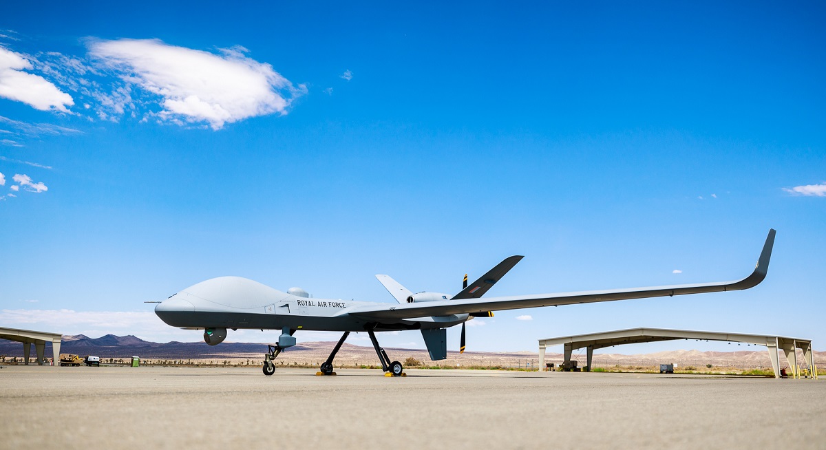 La Royal Air Force a commencé l'entraînement pour le drone Protector RG Mk1, qui remplacera le MQ-9 Reaper. La Royal Air Force a commencé l'entraînement pour le drone Protector RG Mk1, qui remplacera le MQ-9 Reaper.