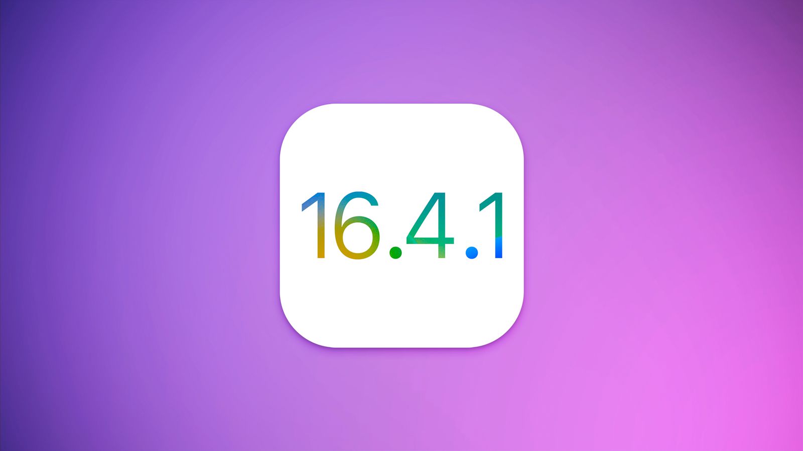 Apple publie la mise à jour Rapid Security Response pour iOS 16.4.1 Apple publie la mise à jour Rapid Security Response pour iOS 16.4.1