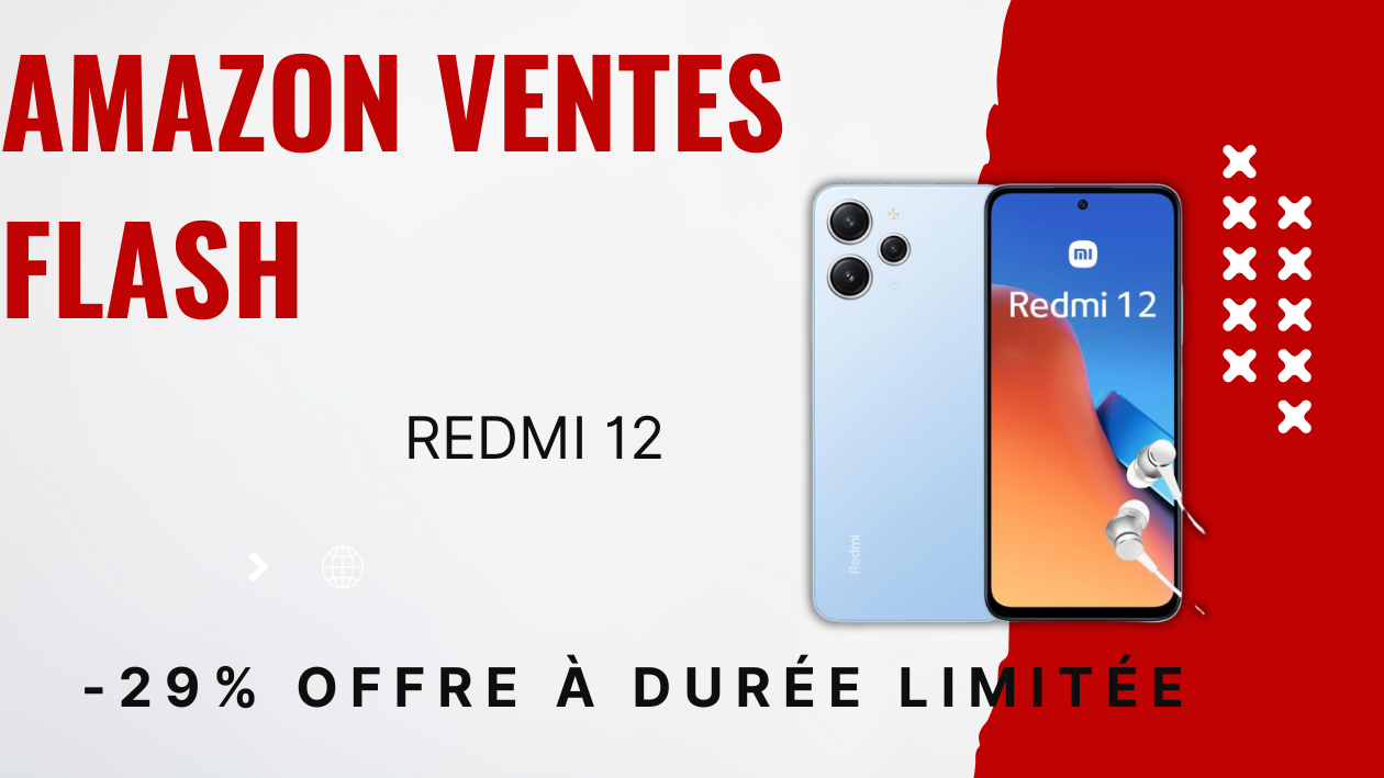 Xiaomi Redmi 12 Smartphone 128Go – 40€ de Réduction Immédiate! Xiaomi Redmi 12 Smartphone 128Go – 40€ de Réduction Immédiate!