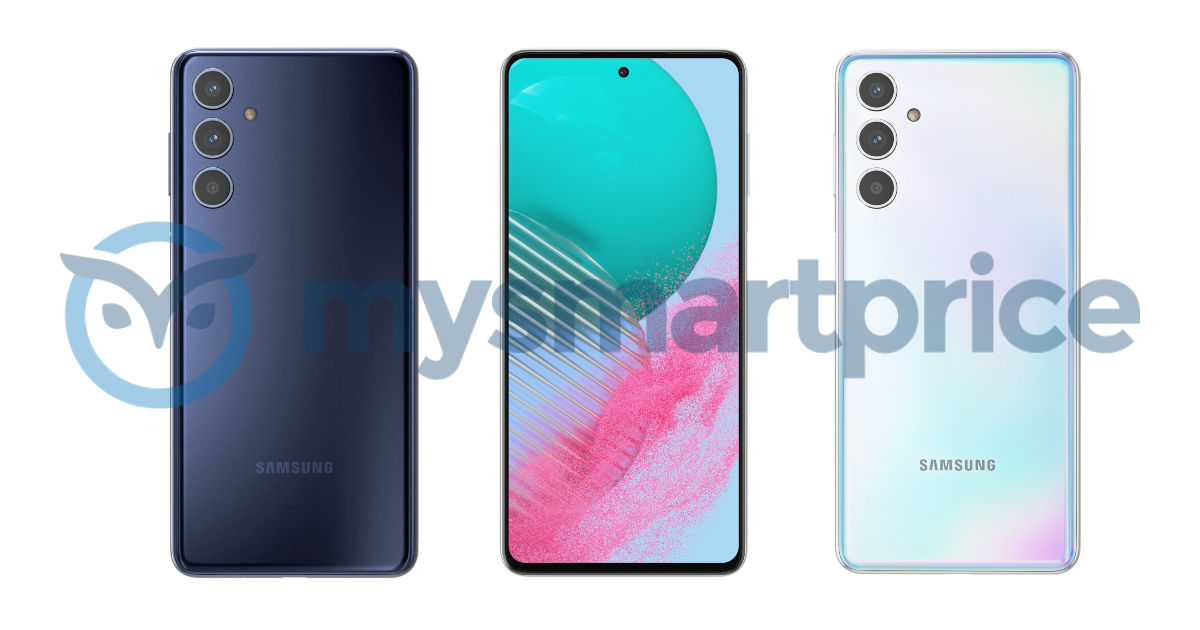 Le Samsung Galaxy M54 5G est apparu en images : deux couleurs, écran plat et triple caméra Le Samsung Galaxy M54 5G est apparu en images : deux couleurs, écran plat et triple caméra