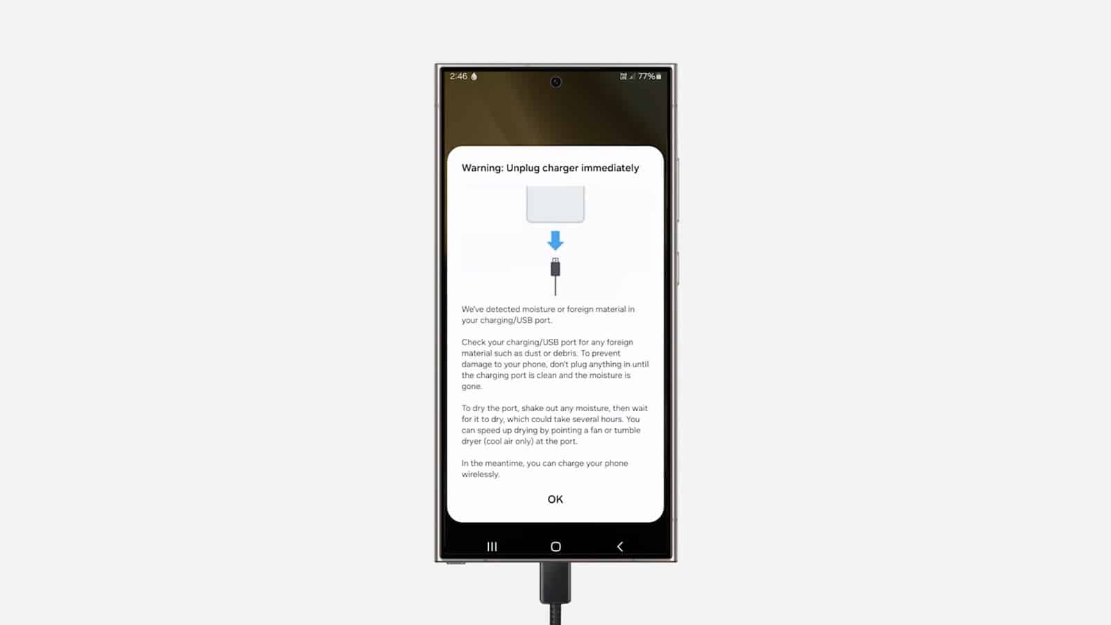 Avertissement d'humidité pour le smartphone Galaxy ? La nouvelle vidéo de Samsung a la solution Avertissement d'humidité pour le smartphone Galaxy ? La nouvelle vidéo de Samsung a la solution