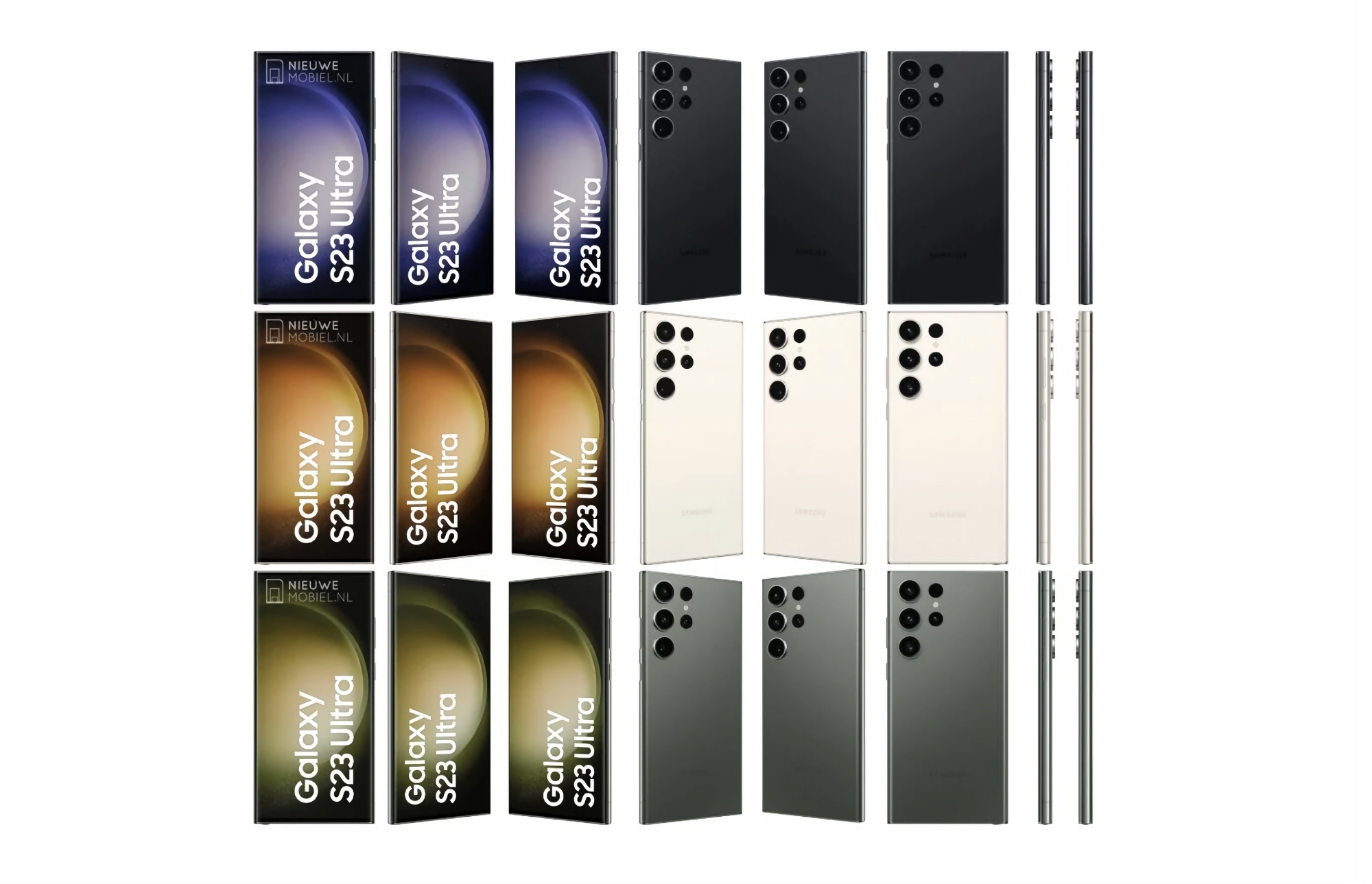 Des changements minimes : Le Samsung Galaxy S23 Ultra est apparu sur les rendus officiels