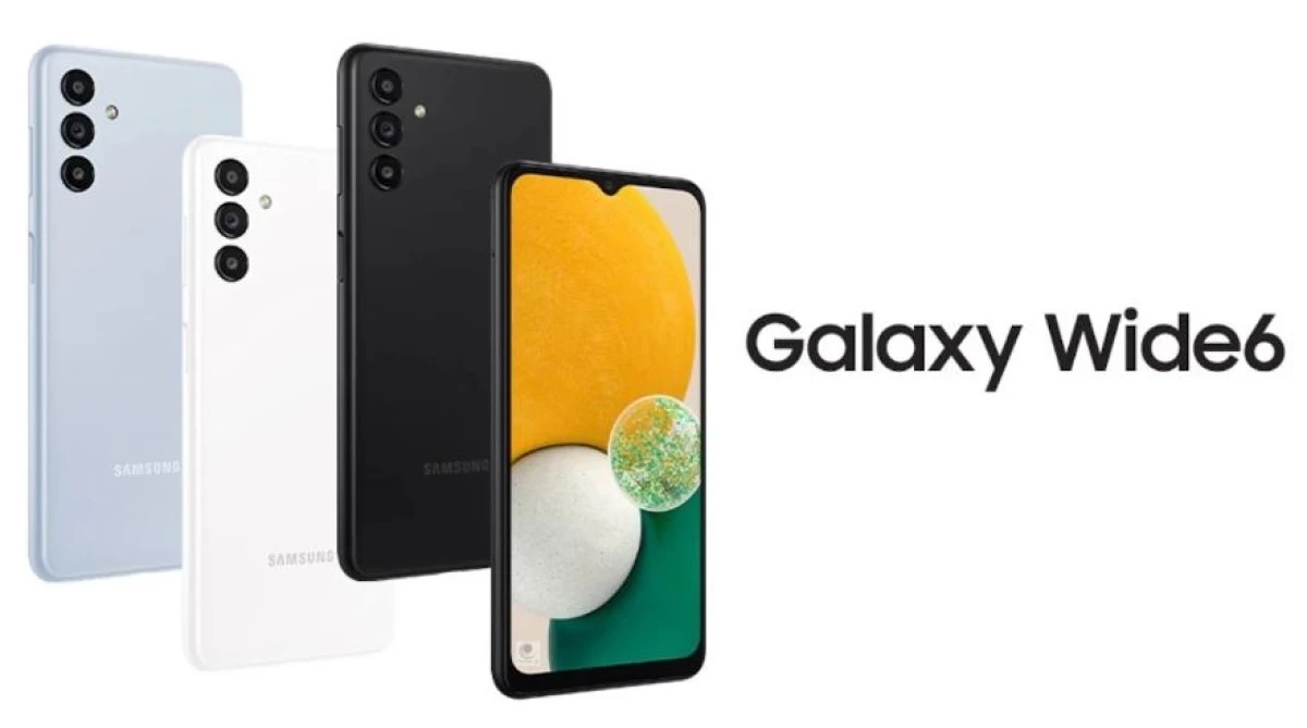 Samsung Galaxy Wide 6 : puce Dimensity 700 du modèle de l'année dernière, écran 90 Hz, 5G et appareil photo 50 MP pour 250 $. Samsung Galaxy Wide 6 : puce Dimensity 700 du modèle de l'année dernière, écran 90 Hz, 5G et appareil photo 50 MP pour 250 $.