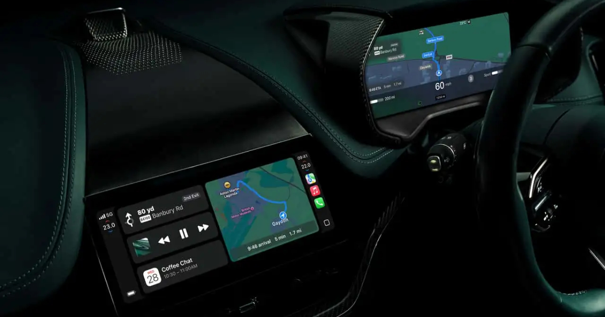 Comment Aston Martin intègre Apple CarPlay Ultra dans ses voitures Aston Martin : Chance Technologique avec Apple CarPlay Ultra