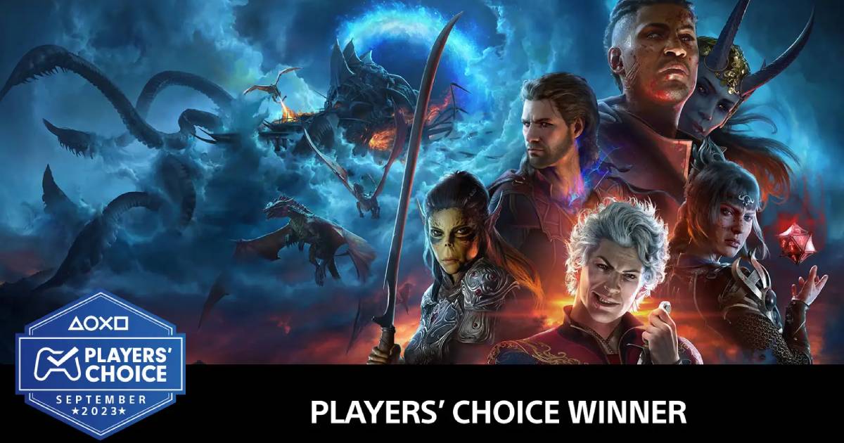 Le favori sans concurrence : Baldur's Gate 3 élu meilleur jeu du mois de septembre par les joueurs PlayStation Le favori sans concurrence : Baldur's Gate 3 élu meilleur jeu du mois de septembre par les joueurs PlayStation